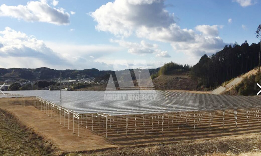 日本掛川市光伏農業(yè)大棚系統(tǒng)頂目