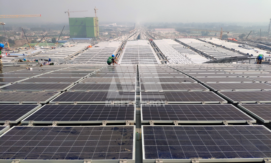 河北雄安太陽(yáng)能電池板支架工程