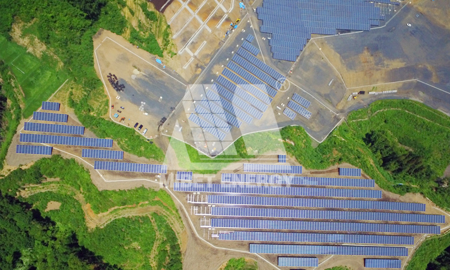 日本那須烏山市地面支架系統(tǒng)項目