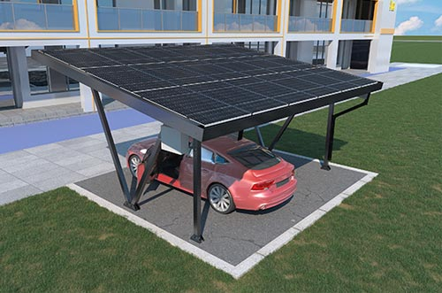 新品首發(fā)第一彈！排水包邊BIPV車棚系統(tǒng)全面防水，打造功效美