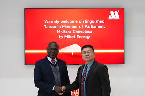 坦桑尼亞能源部長特別代表到訪邁貝特，共同探討清潔能源合作